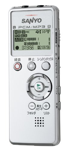 「非常に良い」SANYO リニアPCMレコーダー(シルバー) [ICR-PS004M(S)](中古品)