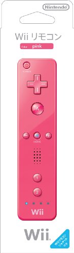 「ほぼ新品」Wiiリモコン (ピンク) (「Wiiリモコンジャケット」同梱)(中古品)