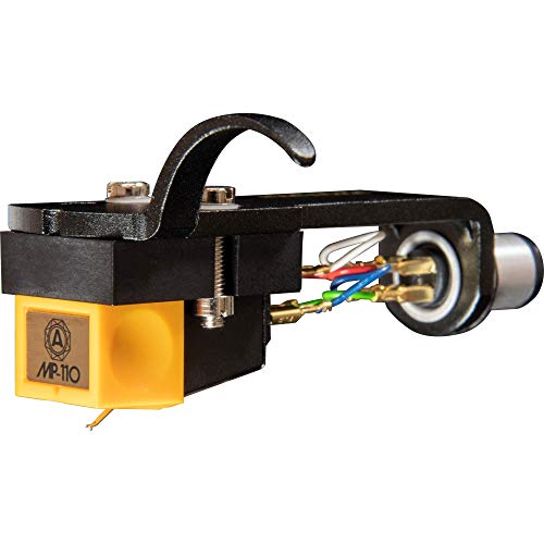 NAGAOKA カートリッジ MP-110H ヘッドシェル付き+楕円チップ・接合ダイヤ(中古品)