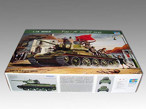トランペッター 1/16 Armor-T-34/76 Model 1943 プラモデル(中古品)