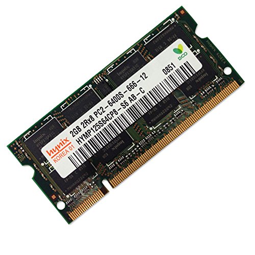 Hynix 200Pin DDR2 800 PC2-6400 2GB SODIMM [HYMP125S64CP8-S6](中古品)