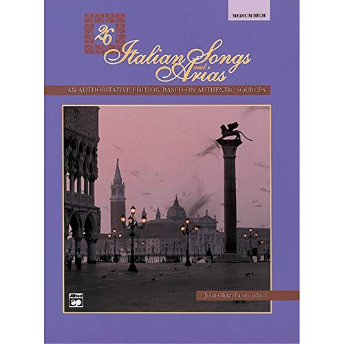 「未当てはめる品」26 Italian Songs and Arias - Medium High Voice (CD)(中古品)