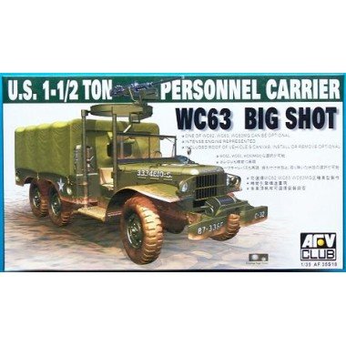 AFVクラブ 1/35 WC63 ビッグショット 1-1/2t 6×6パーソナルキャリア プラ (中古品)