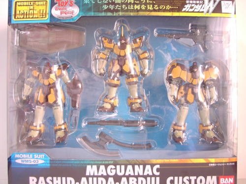 「非常に良い」MS IN ACTION!! マグアナック隊（ラシード機・アウダ機・アブドル機）(中古品)