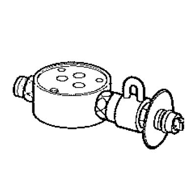 「ほぼ新品」パナソニック ナショナル 食器洗い乾燥機用分岐栓CB-STA6(中古品)
