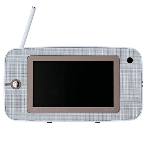 TWINBIRD ワンセグ付き7V型ポータブル防水DVDプレーヤー DVDZABADY ホワイ (中古品)