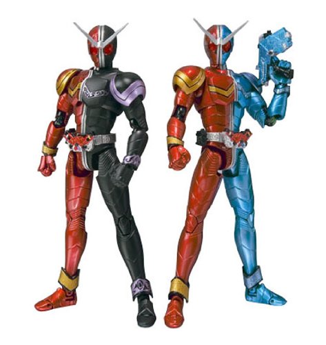 S.H.フィギュアーツ 仮面ライダーW(ダブル) ヒートジョーカー&amp;ヒートトリガ(中古品)