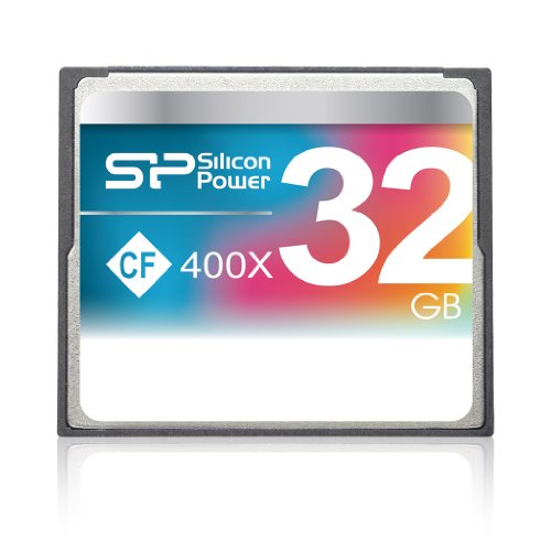 シリコンパワー コンパクトフラッシュカード 32GB 400倍速 CF 400X 永久保 (中古品)