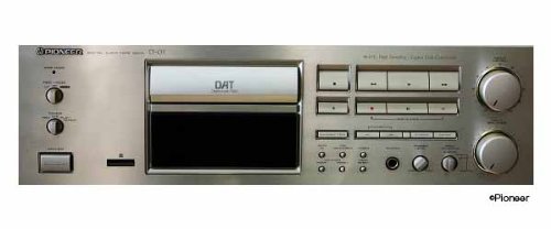 pioneer D-07 デジタルオーディオテープデッキ DAT クリーニングテープ付 ((中古品)