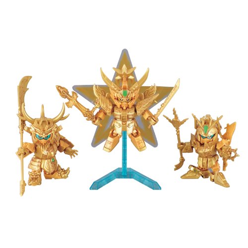 「非常に良い」SDガンダム SD三国伝 Brave Battle Warriors 010 真 三国伝三位一体(サンゴ(中古品)