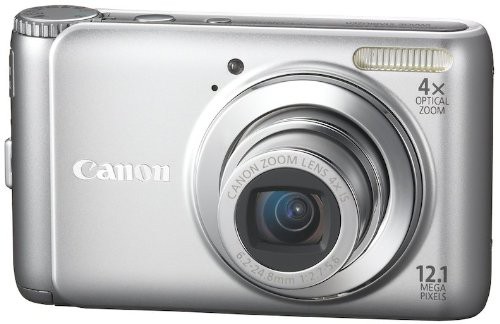 Canon デジタルカメラ PowerShot A3100 IS シルバー PSA3100IS(SL)(中古品)