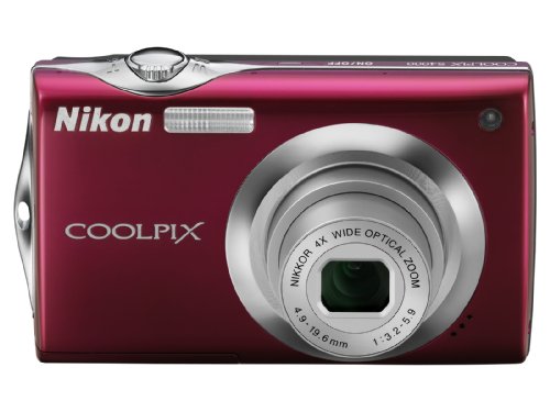 Nikon デジタルカメラ COOLPIX (クールピクス) S4000 ルビーレッド S4000RD(中古品)
