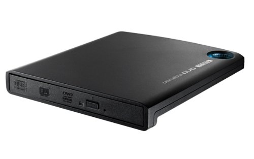 I-O DATA バスパワー対応ポータブルDVDドライブ ブラックモデル DVRP-UN8X3(中古品)の通販は