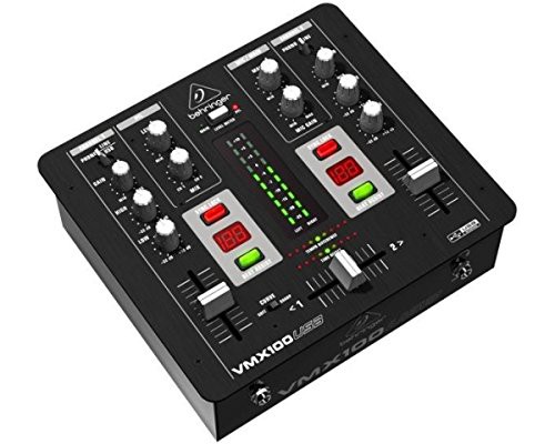 ベリンガー DJミキサー 2ch USB/オーディオインターフェース VMX100USB(中古品)