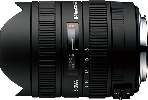 「非常に良い」SIGMA 超広角ズームレンズ 8-16mm F4.5-5.6 DC HSM ニコン用 APS-C専用 203(中古品)