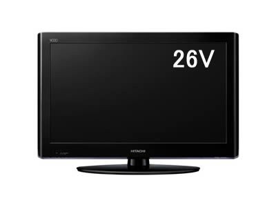 日立 26V型地上･BS･110度CSデジタルハイビジョンLED液晶テレビ　ブラックWo(中古品)の通販は