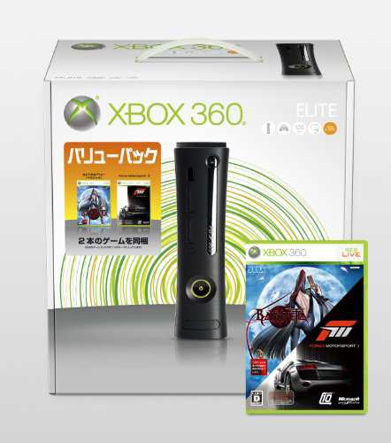 Xbox 360 エリート (120GB) バリュー パック (「BAYONETTA」&「Forza Motor(中古品)