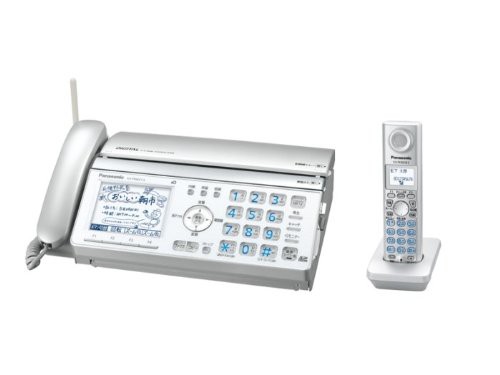 パナソニック デジタルコードレスFAX 子機1台付き シルバー KX-PW621DL-S(中古品)