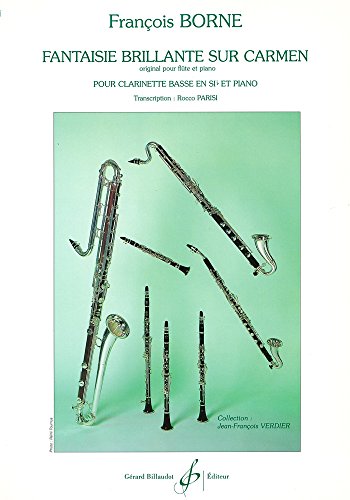 「非常に良い」ボルヌ : カルメン幻想曲 (バスクラリネット、ピアノ) ビヨドー出版(中古品)