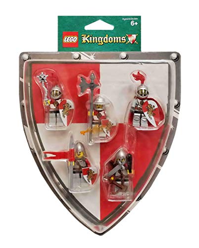 LEGO Kingdoms Mini Figure 5Pack Set #852921 Red Lion Knights Battle Pa(中古品)
