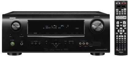 DENON AVサラウンドレシーバー 5.1ch HDMI Ver1.4a対応 ブラック AVR-1611-(中古品)