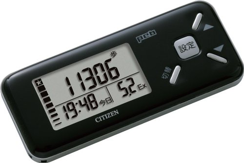 シチズン(CITIZEN) デジタル歩数計 peb ブラック TW610-BK(中古品)