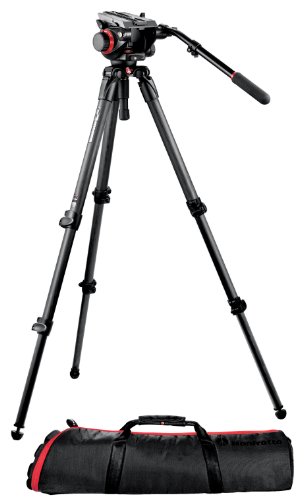 Manfrotto ビデオキット カーボンファイバー三脚 504HD-535K(中古品)の通販は 175,820円
