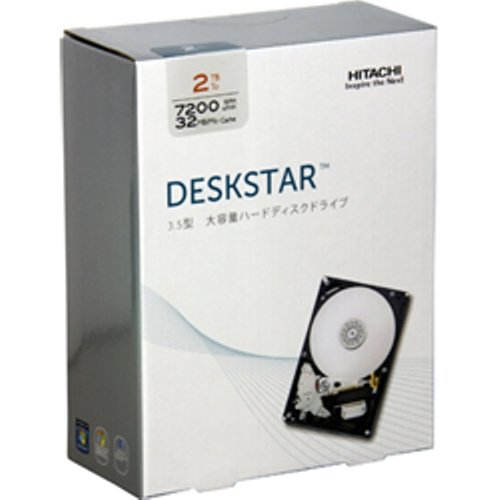 「未使用品」日立 HGST Deskstar パッケージ版 3.5inch 2TB 32MB 7200rpm 0S02602(中古品)