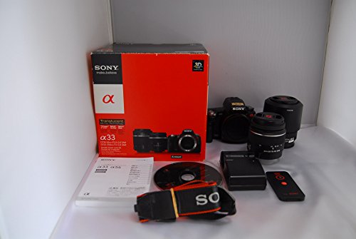 ソニー SONY デジタル一眼レフ α33(ダブルズームレンズキット) SLT-A33Y(中古品)の通販は