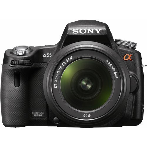 ソニー SONY ミラーレス一眼 α55 ズームレンズキット DT 18-55mm F3.5-5.6(中古品)