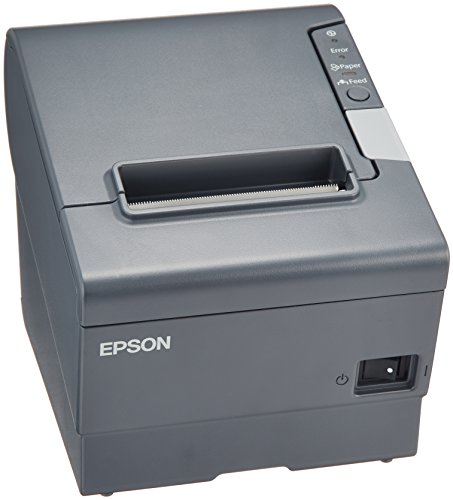 セイコーエプソン サーマルレシートプリンター/80mm/ダークグレー/Ethernet(中古品)