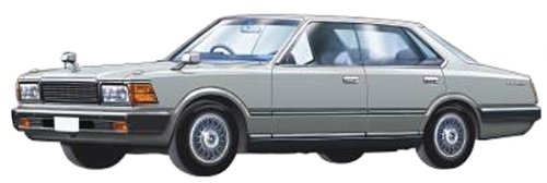 「非常に良い」トミカリミテッドヴィンテージ TLV-N46a グロリア200ターボブロアム (銀)  (中古品)