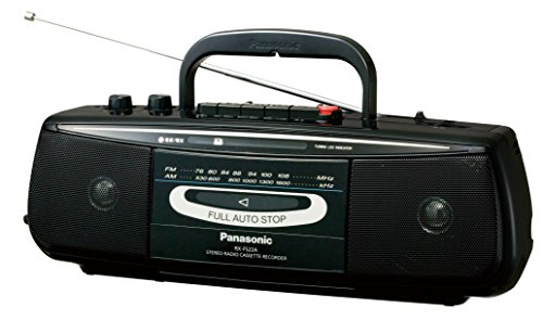 「ほぼ新品」パナソニック ラジオカセット ブラック RX-FS22A-K(中古品)