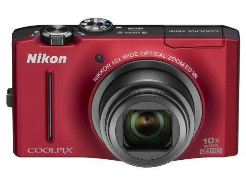 Nikon デジタルカメラ COOLPIX S8100 フラッシュレッド S8100RD 1210万画素(中古品)の通販は