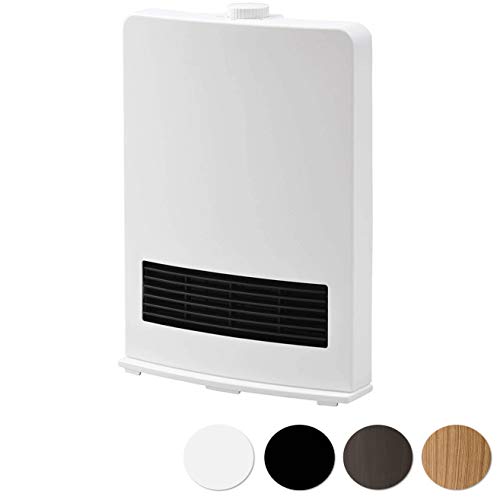 山善(YAMAZEN) セラミックヒーター(1200W/600W 2段階切替) ホワイト DF-J12(中古品)