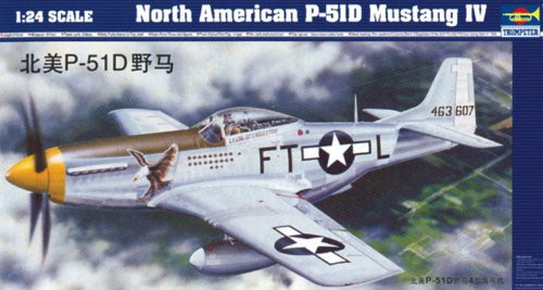 トランペッター 1/24 ノースアメリカン P-51D マスタングIV プラモデル(中古品)