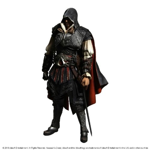 ASSASSIN'S CREED II PLAY ARTS 改 エツィオ・アウディトーレ・ダ・フィレ (中古品)