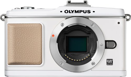 OLYMPUS マイクロ一眼 PEN E-P2 ボディ ホワイト E-P2BODY-WHT(中古品)