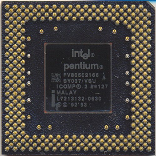 インテルインテルPentium i166???166?MHZ fv80502166?CPU sy037?5063