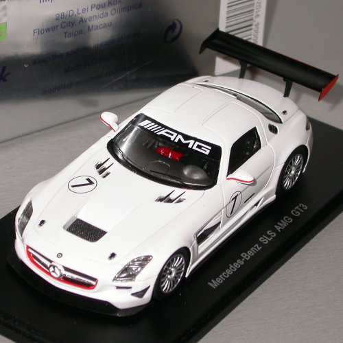 スパーク 1/43 メルセデス・ベンツ SLS GT3 10 ホワイト 完成品(中古品)