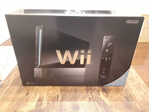 「未使用品」Wii本体 (クロ) (「Wiiリモコンプラス」同梱) (RVL-S-KAAH)（メーカー生産 (中古品)