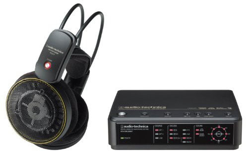 audio-technica オープン型サラウンドワイヤレスヘッドホンシステム ATH-DW(中古品)