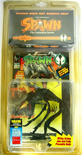 SPAWN レッズ・ビデオ・ライブラリー＆スポーン・アクション・フィギュア　(中古品)