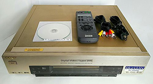 SONY DV/miniDV SVHSダブルデッキ SONY WV-D10000(中古品)