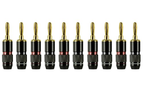 【中古】Sewell Pro Maestro ゴールド コネクター バナナプラグ 6ペア(12個) 並行輸入品 Sewell Pro Maestro ゴールド コネクター バナナプラグ 6ペア(12個