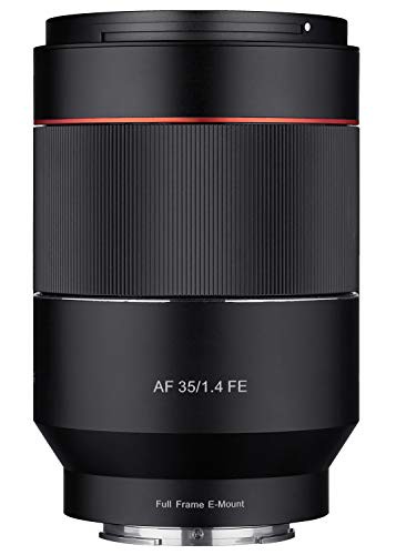 SAMYANG 単焦点広角レンズ AF 35mm F1.4 FE ソニーαE用 フルサイズ対応(中古品)