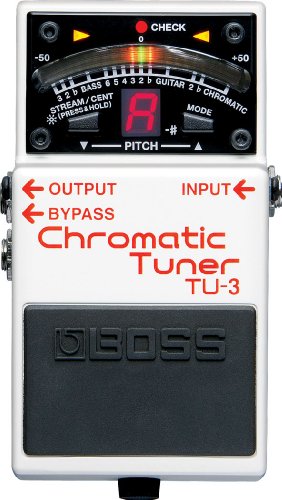 「ほぼ新品」BOSS ボス CHROMATIC TUNER クロマチック・チューナー TU-3(中古品)