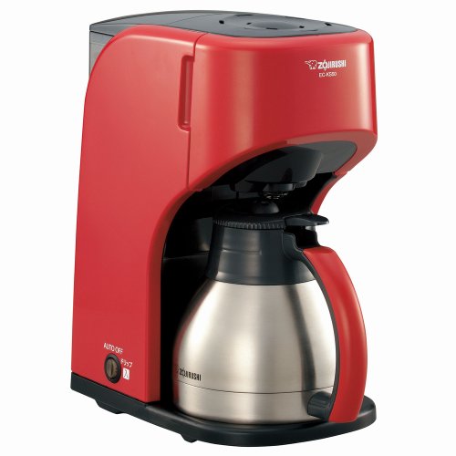 「非常に良い」ZOJIRUSHI コーヒーメーカー  カップ約1~5杯  EC-KS50-RA レッド(中古品)