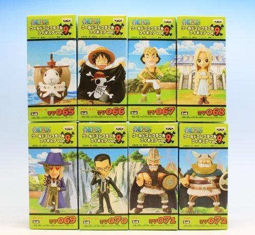 「非常に良い」ワンピース ワールドコレクタブルフィギュア vol.9 全8種セット(中古品)