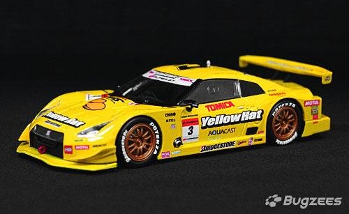 「未使用品」バグシーズ 1/32 ＃3 イエロー ハット YMS トミカ GT-R 2008(中古品)